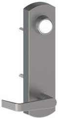 سلسلة Hager 4500 من الفولاذ / الزنك من الدرجة 1 أسطوانة Escutcheon Lever Trim ، Withnell Lever Style ، Satin Chrome Finish