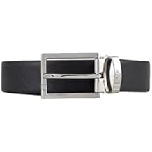 Emporio Armani men belt أسود - أزرق