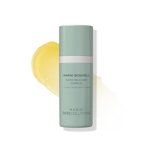 Marini SkinSolutions BioShield - Rapid Post-Procedure Recovery Complex - Hydrates & Protects Healing Skin with Growth Factors, Anti-Aging Peptides & Hyaluronic Acid - Made in the USA - 1 oz