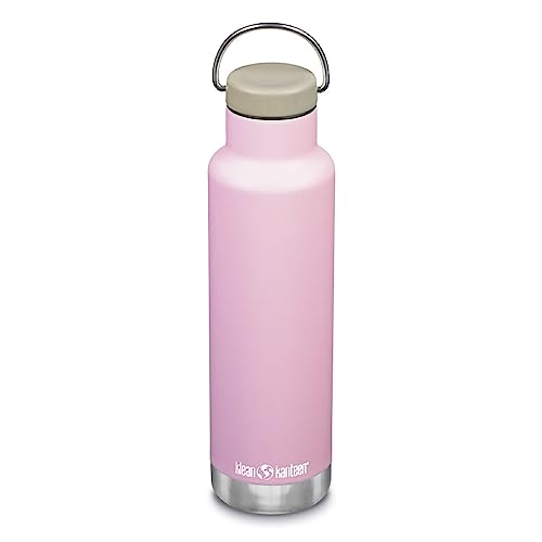 Klean Kanteen Classic Stainless Steel Double Wall Insulated Water Bottle with Loop Cap