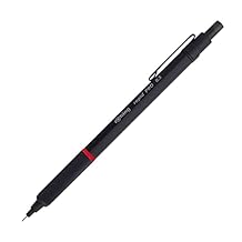 قلم رصاص ميكانيكي ROtring Rapid Pro ، 0.5 مم ، تشطيب أسود غير لامع ، أداة كتابة ورسم دقيقة مع قبضة مريحة