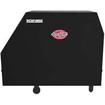Char-Griller 8355 مكواة مسطحة 3 مكواة غاز خارجية غطاء شواية ، أسود