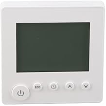 Smart Tat, Thermostat LCD Display Keypad AC 95240V 16A Home Electric Heating Digital Non Programmable Thermostats for Baseboard Heater Digital Thermostat Electric Wired