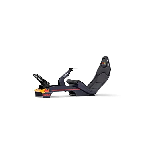 Playseat Formula Sim Racing Cockpit | قمرة القيادة لمحاكاة السباق عالية الأداء لجميع عجلات التوجيه والدواسات وجميع وحدات التحكم | لسباق F1 الأصلي | قابل للتعديل بالكامل | إصدار Redbull Racing