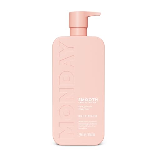 بلسم ناعم من MONDAY HAIRCARE مع بروتين القمح وزيت جوز الهند وزيت الأفوكادو للشعر Frizz-Prone 798 مل