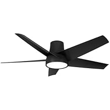 Minka Aire F782L-CL Chubby II - 5 Blade Outdoor Ceiling Fan with Light Kit-12.75 Inches Tall and 58 Inches Wide, Finish Color: Coal
