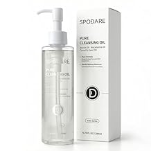 SPODARE Pure Cleansing Oil, Natural Oil Cleanser for Face, 6.76 fl oz Makeup Blackhead Remover, Facial Cleansing Oil for All Skin Types - 200ml