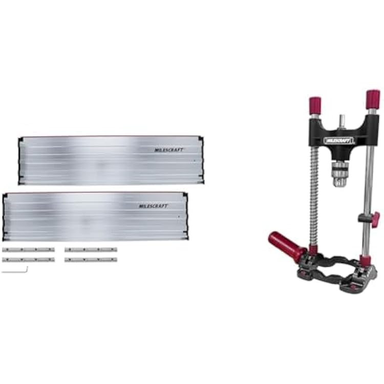 Milescraft 1408 دليل القضبان 55 بوصة تمديدات السكك الحديدية لMilescraft 1409 المسار المنشار و 1318 DrillMate دليل الحفر المحمولة