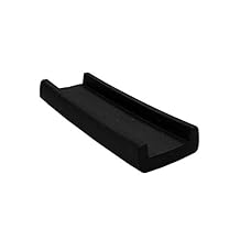 Herco 50-2090 Neoprene Rubber Shallow U-Channel Extrusion (Plain Back) 1/2 "Slot Width - 10 ft.