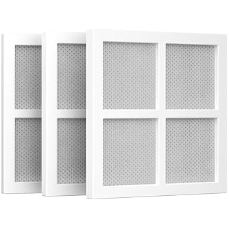 Waterdrop Replacement for LG LT120F Refrigerator Air Filter, Kenmore Elite 469918, 9918, ADQ73214402, ADQ73214404, ADQ73334008, 3 Pack