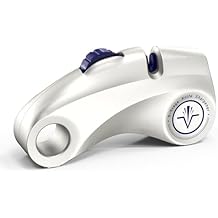 Homly Knife Sharpeners with Multifunctional 5-Stage Sharpening Angles 15, Polishing Kitchen Knife Sharpener, Professional Knife Sharpener with Diamond, Carbide, Suitable for Various Knives