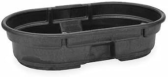 for Rubbermaid Commercial Fg424300bla Stock Tank, L 52, W 31, 50 Gal., Black