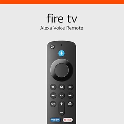 أحدث طراز من Amazon Fire TV Alexa Voice Remote مزود بعناصر تحكم في التلفزيون، ويتطلب جهاز Fire TV متوافقًا