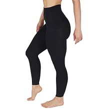 90 درجة بواسطة Reflex High Waist Cotton Elastic Free Cloudlux Ankle Leggings with Side Pocket - Black - Small