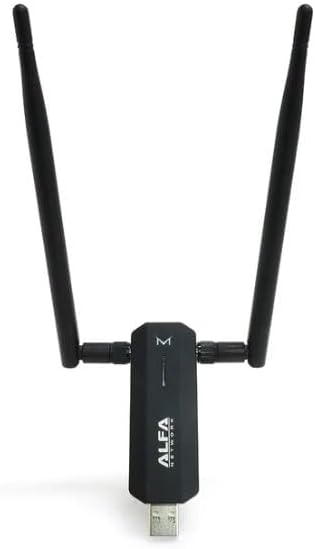ALFA AWUS036AXM WiFi 6E USB 3.0 USB Adapter، AXE3000 Tri-Band 6Ghz / 5.8GHz / 2.4GHz، Wireless Gigabit Speed ( حتى 3 جيجابت في الثانية )