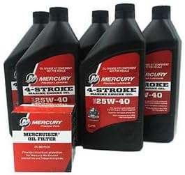 Mercury 8M0182227 Sterndrive Oil Change Kit for MerCruiser 4.3L V6 4-Stroke Engines