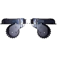 Replacement Motor Drive Wheel,Compatible for Xiaomi Mijia,Compatible for Mi Robot,Vacuum Mop Pro STYTJ02YM/Vacuum-Mop P Walking Wheels Accessories(Black L and R)