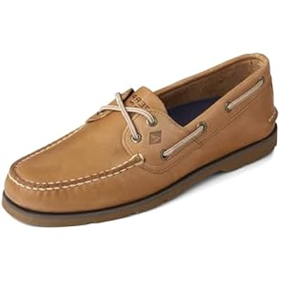 Sperry Mens Leeward 2-Eye Leather Boat Shoe