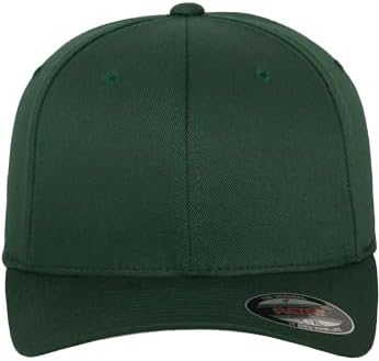 Flexfit Adult Wooly Combed Cap, Spruce, Small-Medium