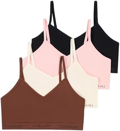 Tahari Girls 4-Pack Bralette Set