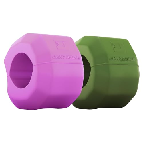 Jawzrsize الفك ممارسة للرجال والنساء - مزدوجة الذقن المخفض، حبر الوجه، الرقبة ممارسة للأصغر سنا وأكثر صحة نظرة يساعد على تقليل التوتر والرغبة الشديدة Jawline المدرب