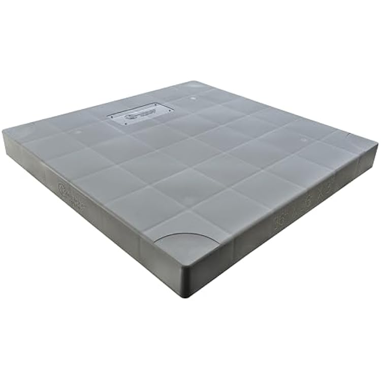 Cambridge Gray AC Condenser PadBase, 36x36x3 in Supports Air Conditioner Units and Other Outdoor Equipment