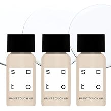 soto Paint Touch Up، مجموعة من 3، 10 مل متعدد الأسطح، تشطيب غير لامع (بيج) - إصلاح خدش باللون البيج للأثاث، الجدران، الخزانات، الزخرفة، الأبواب، داخلي/خارجي