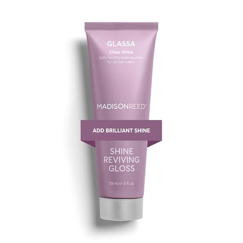 Madison Reed Color Reviving Gloss Glassa Clear, Colorless Hair Gloss, Boosts Shine & Smooths Hair, Enhances Color & Softness, With Keratin & Argan Oil, 4 Fl Oz