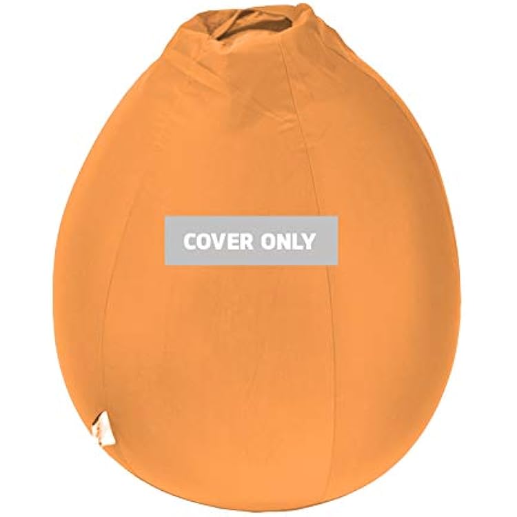 Yogibo Zoola Pod X Outdoor Bean Bag Replacement Cover, Water Resistant, Removable, Washable, Citrus
