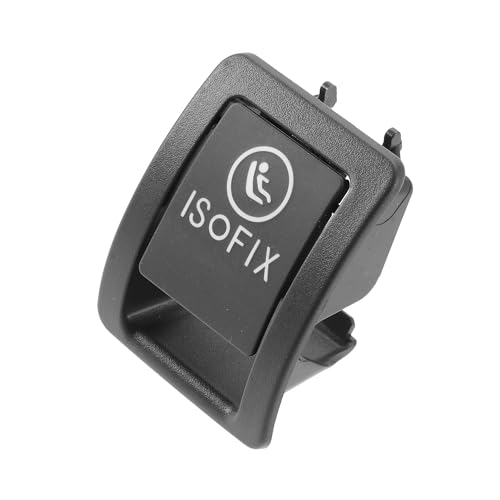 Motoforti الخلفي مقعد الطفل مرساة غطاء ISOFix، غطاء مرساة مقعد الطفل، لمرسيدس بنز C300 C350 C200 C180 C400 C450 C43 ل AMG C63 ل AMG W205 2015-2020، البلاستيك، A2059200513، أسود