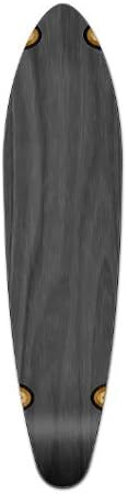Yocaher 40-inch Kicktail Cruiser Longboard Skateboard Deck | Premium 80A Black Grip Tape Included | 40" x 10" Blank Maple Wood Cruiser Deck for Cruising, Carving & Commuting (Deck Only)