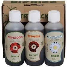 BioBizz Hydropack 500Ml Biobloom, Bioheaven and Topmax.