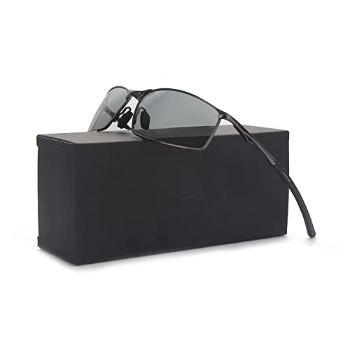 SKYWAY Polarized Sunglasses Men Women,Metal Frame UV400 Protection Sun Glasses for Driving Fishing Hiking Sports
