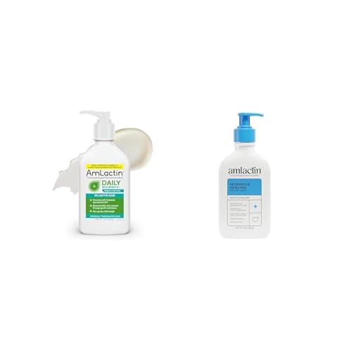 AmLactin Daily Nourish 5٪ 7.9oz and Intensive Healing 15٪ 7.9oz Body Lotions Bundle