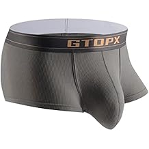 Men's Big Pouch Trunks Enhance Underwear Sexy Breathable Boxer Briefs
