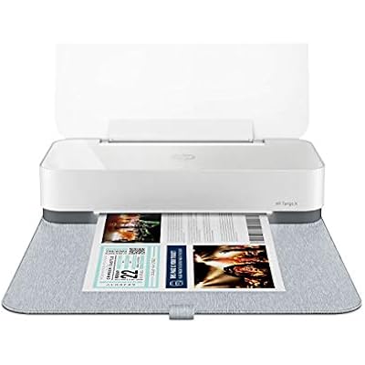 طابعة HP Tango X الذكية اللاسلكية مع غطاء من الكتان النيلي للطباعة عن بعد والمسح الضوئي والنسخ والحبر الفوري HP 3DP64A