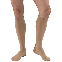 JOBST Relief 20-30 mmHg Compression Stockings, Knee High, Closed Toe, Beige, Small Petite