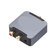 192KHz 24bit S/PDIF Digital to Analog Converter Optical Toslink Coaxial R/L R/CA 3.5mm Ja-ck for P;S/5(A)