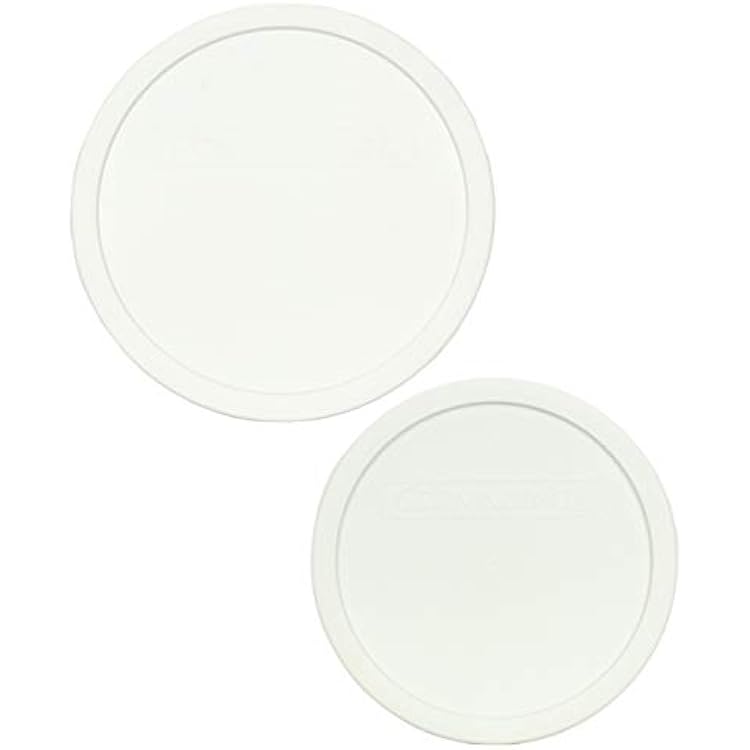 غطاء CorningWare FS-1-PC 2.5Qt French White وغطاء بديل لتخزين الطعام F-5-PC 1.5Qt French White