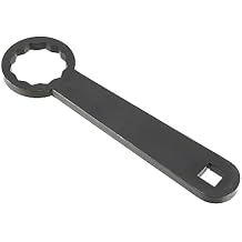 Motoforti 36mm أداة مفتاح ربط المحور الخلفي لدراجة نارية Harley Davidson Touring - HD-47925 ، ضبط شد الحزام ، أسود
