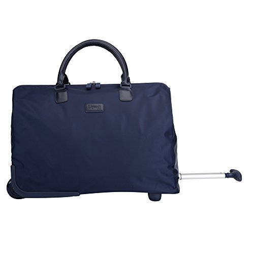 Lipault 2-Wheeled 20 Inch Satchel, Navy, One Size
