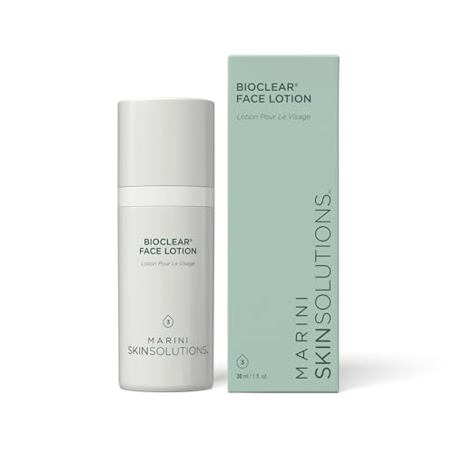 لوشن الوجه Bioclear من Marini SkinSolutions - منتج تجديد البشرة ثلاثي الأحماض لتقليل ظهور الخطوط الدقيقة والتجاعيد وحب الشباب والمسام والاحمرار وتغير اللون - خالٍ من القسوة - صنع في الولايات المتحدة الأمريكية - 1 أونصة