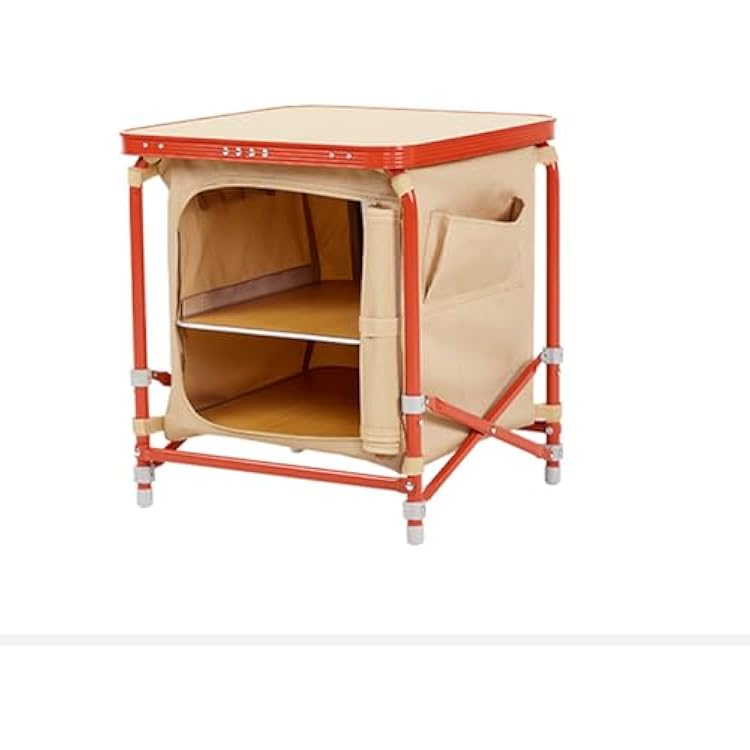 Camping Storage Box, Outdoor Folding Storage Rack, Multi-Functional Portable Storage Box, 2 Specifications, with Storage Bag, Easy to Carry 17.7217.219.68