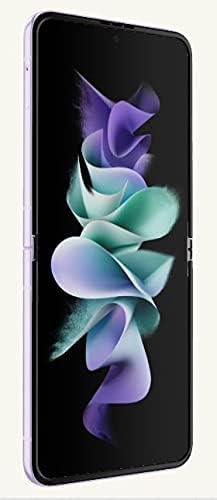 هاتف SAMSUNG Galaxy Z Flip 3 F7110 5G Single SIM 128GB 8GB RAM مفتوح من المصنع GSM فقط | بدون CDMA - غير متوافق مع VerizonSprint International الإصدار الأرجواني