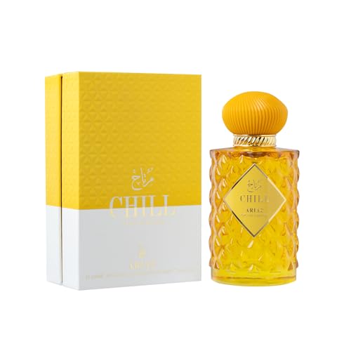 ARIAZ Chill Women Eau De Parfum 3.4 Oz - عطر زهري فاكهي مع التفاح والليمون والفريزيا والفراولة والمارشميلو والفانيليا والتوت والمسك - عطر حلو يومي