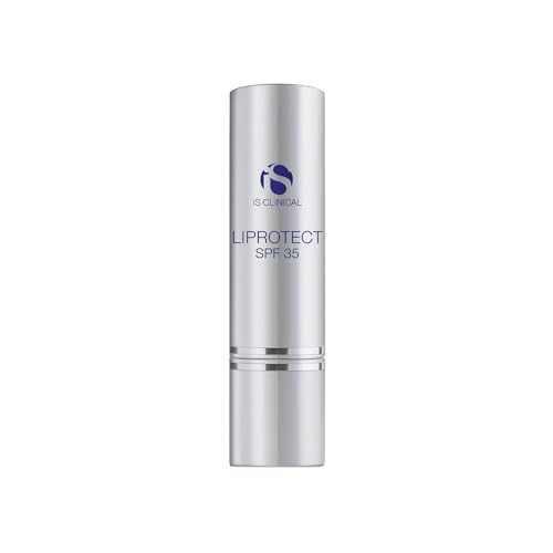 iS CLINICAL Liprotect SPF 35 ؛ مرطب مرطب للشفاه SPF يحتوي على فيتامين E وزيت جوز الهند ؛ يشفي الشفاه الجافة المشقوقة