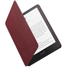 حافظة Amazon Kindle Paperwhite وKindle Colorsoft، غطاء واقي خفيف الوزن وقابل للطي - جلد فاخر