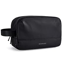 حقيبة أدوات النظافة الكبيرة للرجال ، هدايا عيد الحب منظم السفر تعليق مجموعة Dopp Kit حقيبة حلاقة مقاومة للماء للاستحمام في الحمام ، مستلزمات النظافة ، أساسيات السفر ، أسود كبير   