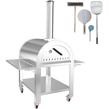 Outdoor Portable Stainless Steel Charcoal Pizza Oven
