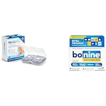 عصابات مكافحة الغثيان من Sea-Band (مجموعتان) وأقراص مرض الحركة من Bonine (16 Count)
